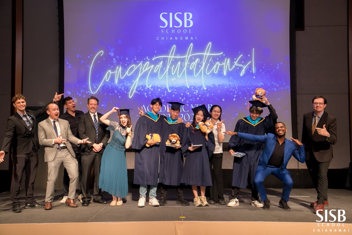 A proud moment for SISB Chiangmai’s first-ever Grade 12 graduate.