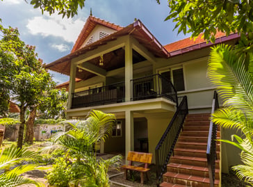 Contemporary academic facilities designed to harmonize with the local natural environment.