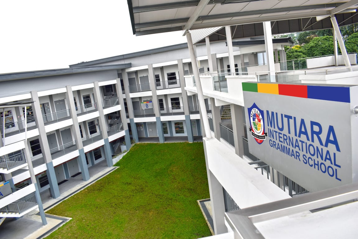 The school buildings