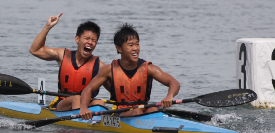 ACS (Independent) students triumph in a spirited kayaking race