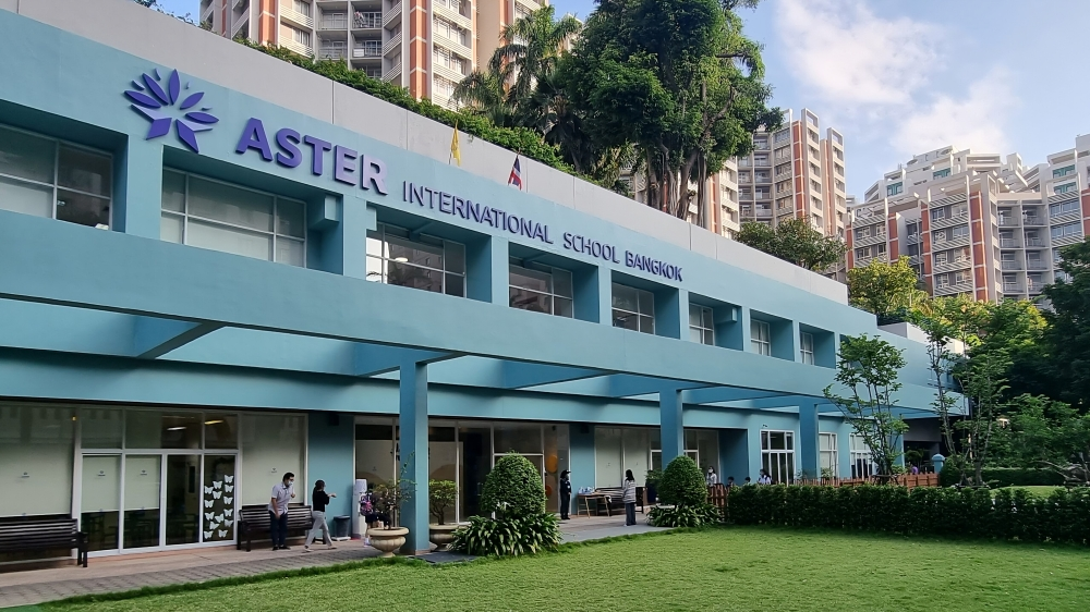 Aster International School's welcoming campus in the heart of Bangkok.