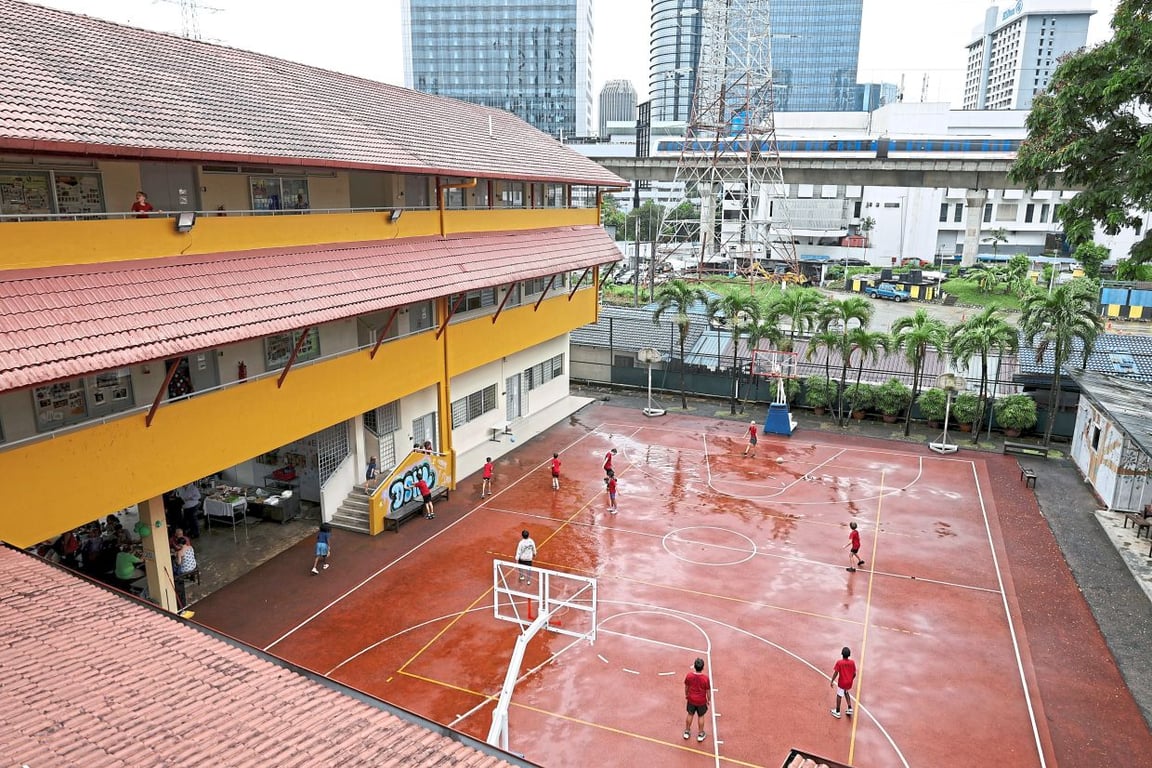 The playground of the new shared Eurocampus
