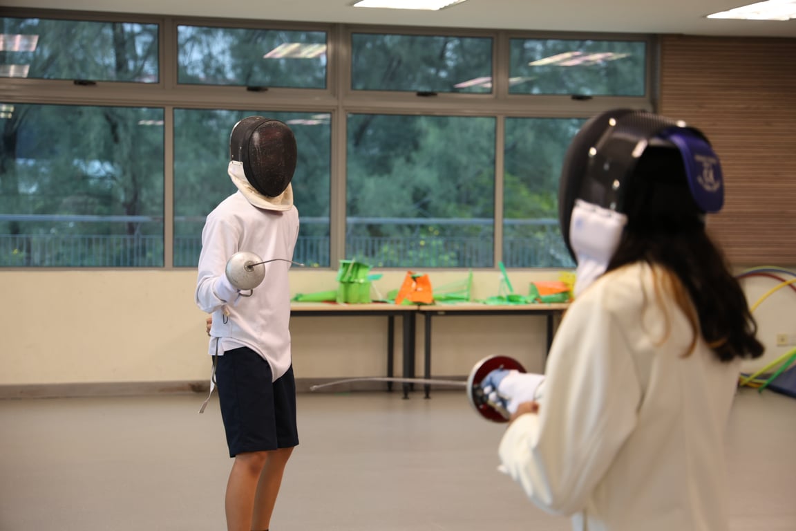 Fencing is one of the CCAs offered at AISM.