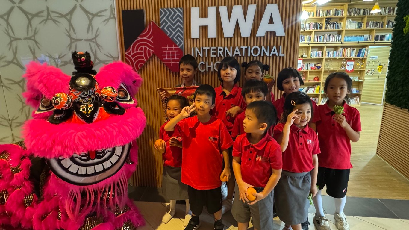 Chines New Year was celebrated on campus with performances including a lion dance.
