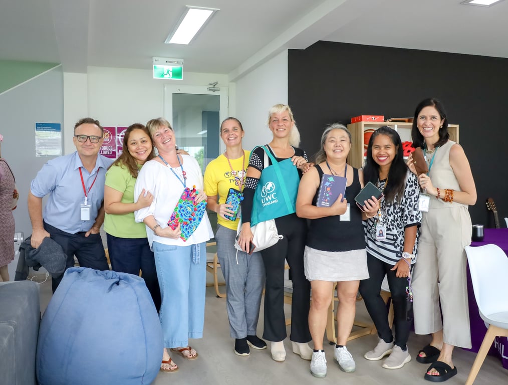 UWC Thailand staff and parents at the Community Thank You Event.