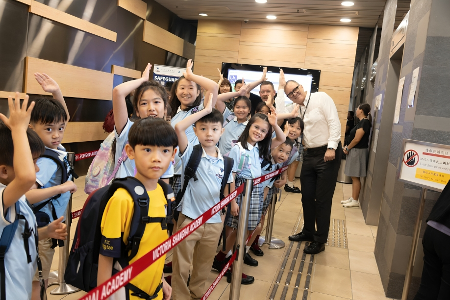 Young learners welcomed with smiles and energy.