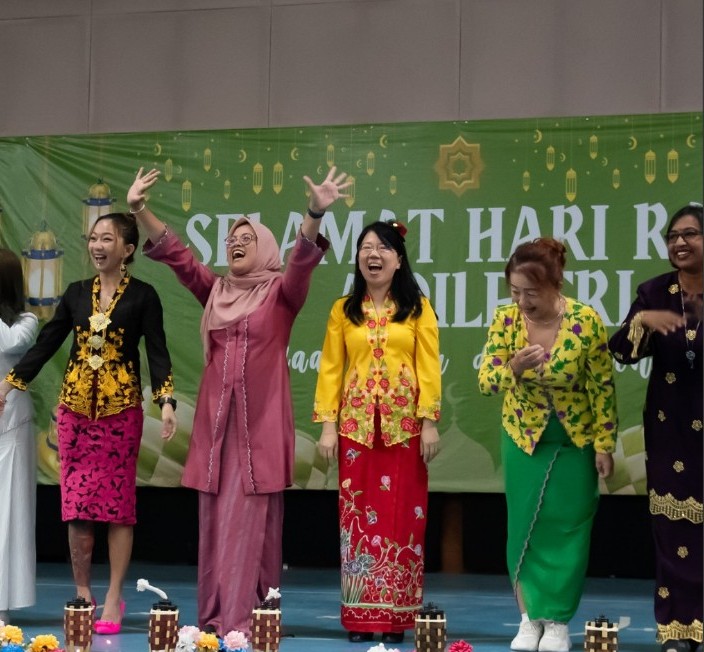 The Tenby Ipoh community participating in the Hari Raya Celebrations