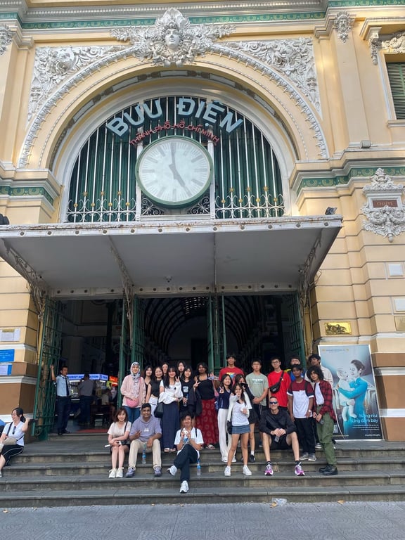 Year 10 students embarked on an adventure to Vietnam, taking in cultural and historical sites