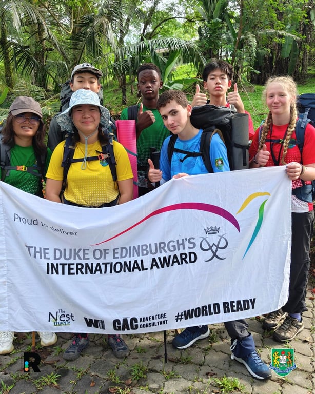 GIS students celebrate achieving their Duke of Edinburgh Awards after completing their Expeditions