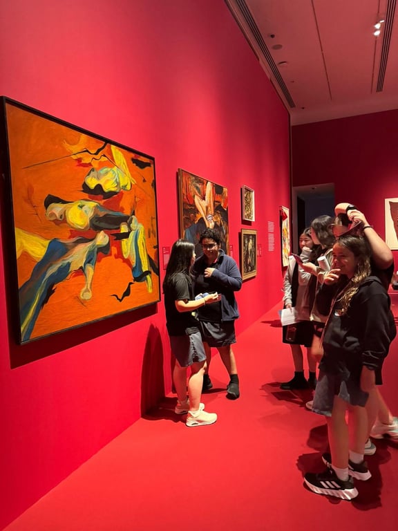 MYP & DP students had a visit to the National Gallery, diving into the inspiring world of Teo Eng Seng.