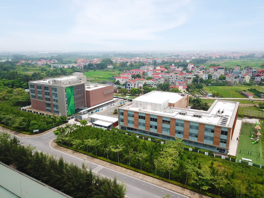 An overview look of Concordia International School Hanoi.