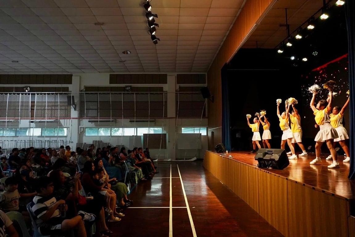 Families showing support by attending Open day performances.