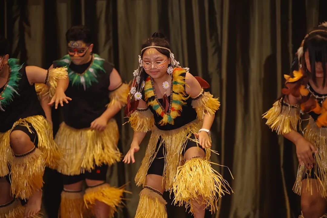 Students performing at the annual day celebrations.