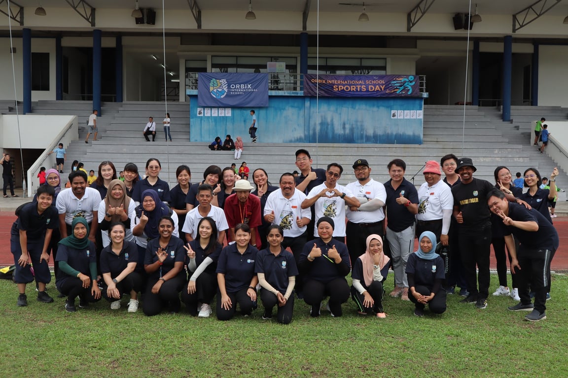 Parents participating in the annual sports carnival.
