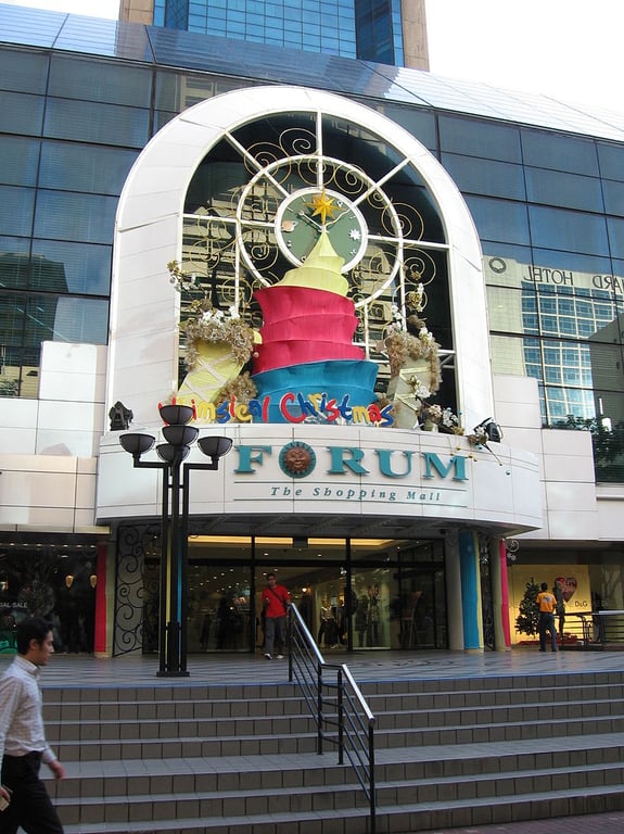 A view of the building that houses Dynamic International School