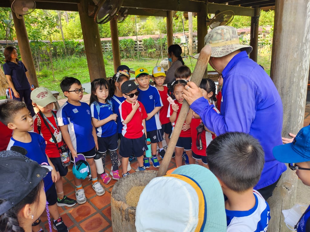 KG–Grade 2 students explored Suan Sampran, connecting with nature and learning through play.