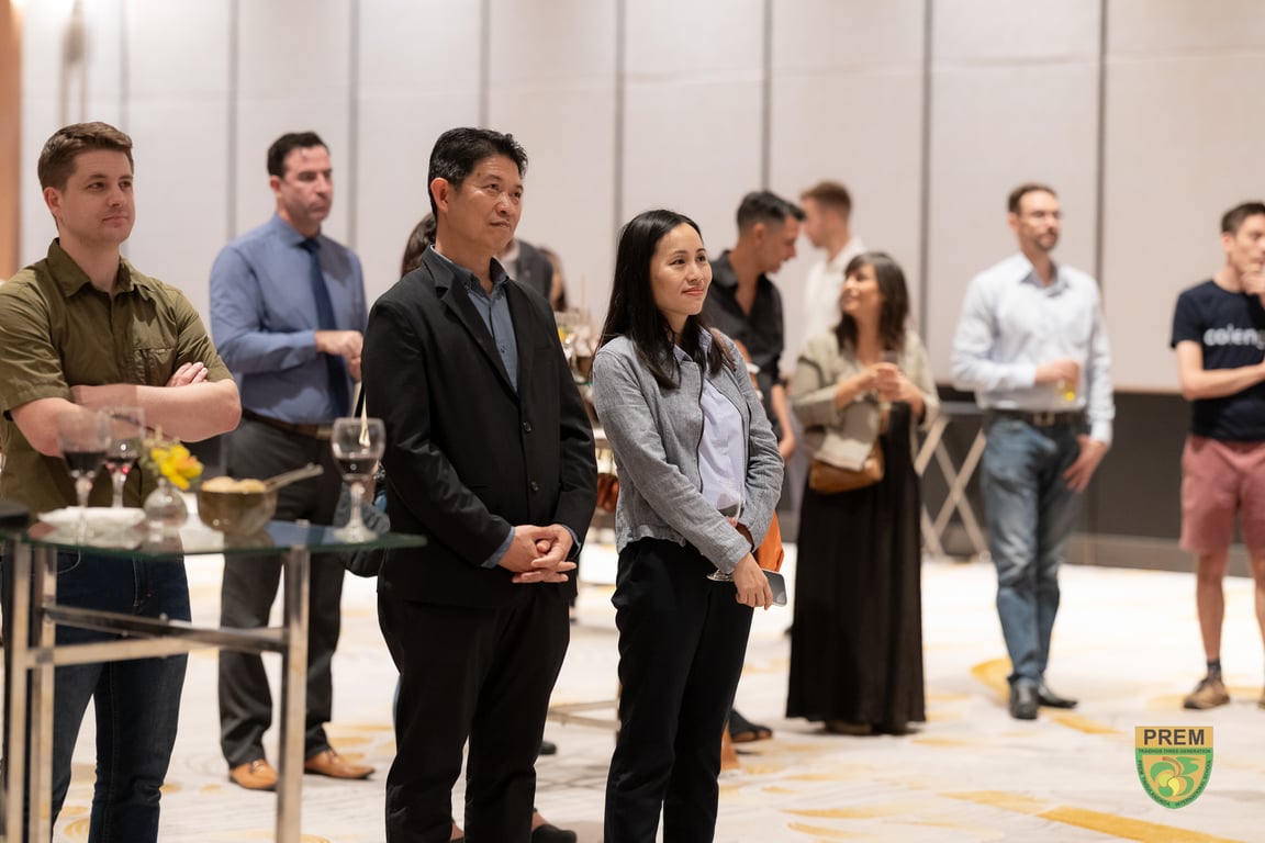 Community members gathered for Prem’s networking event at the Marriott.