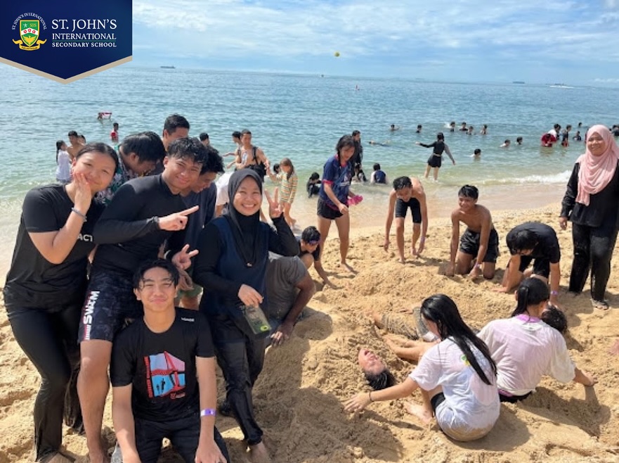 Secondary students on their expedition trip