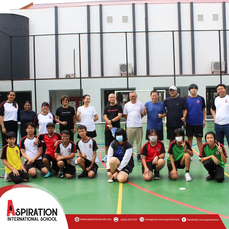 Parents got involved during the final Pickleball CCA session, with a match including students, parents and teachers.