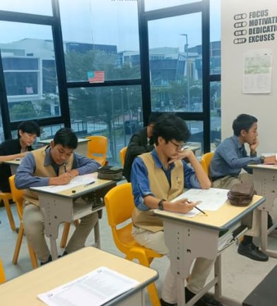 Conducive classrooms for the students.