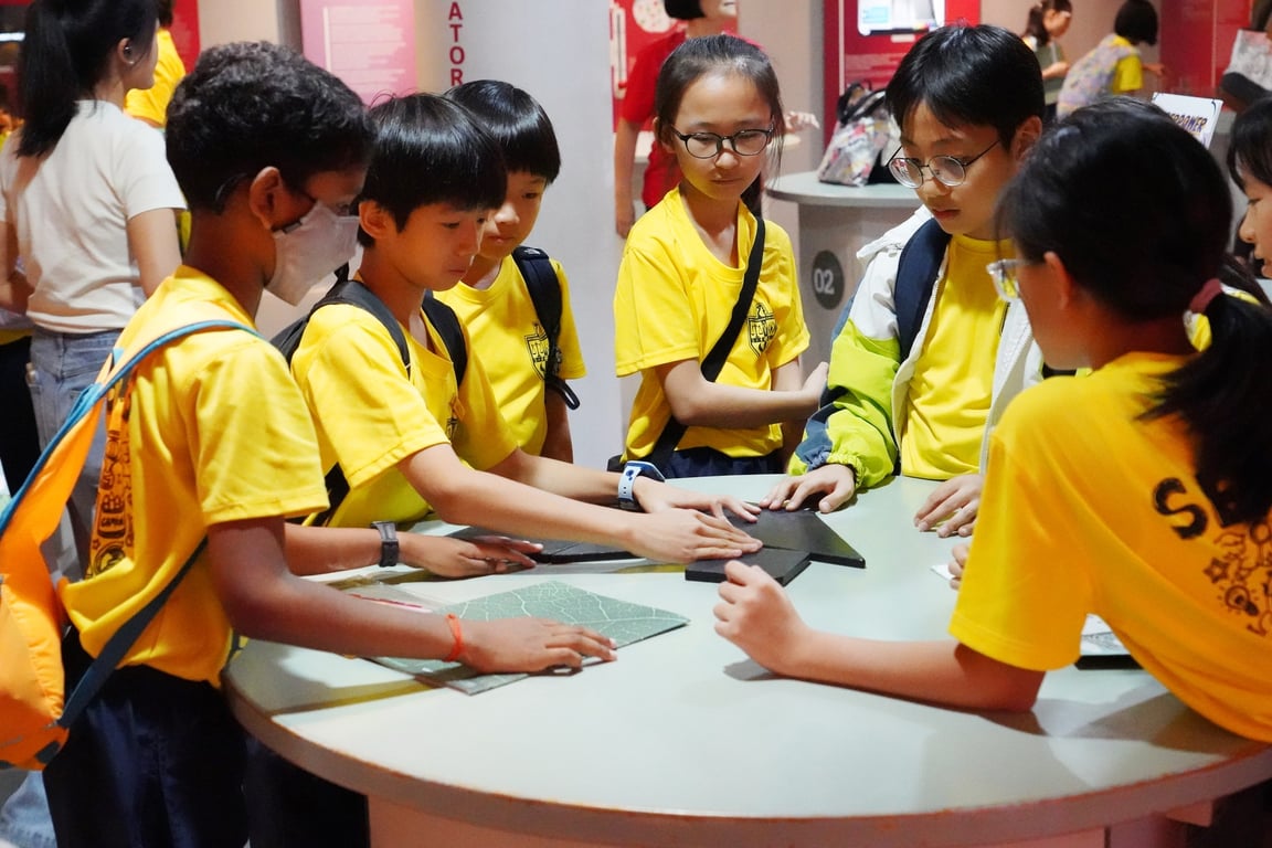 SFMS Primary students visited the Science Centre Singapore on a class excursion