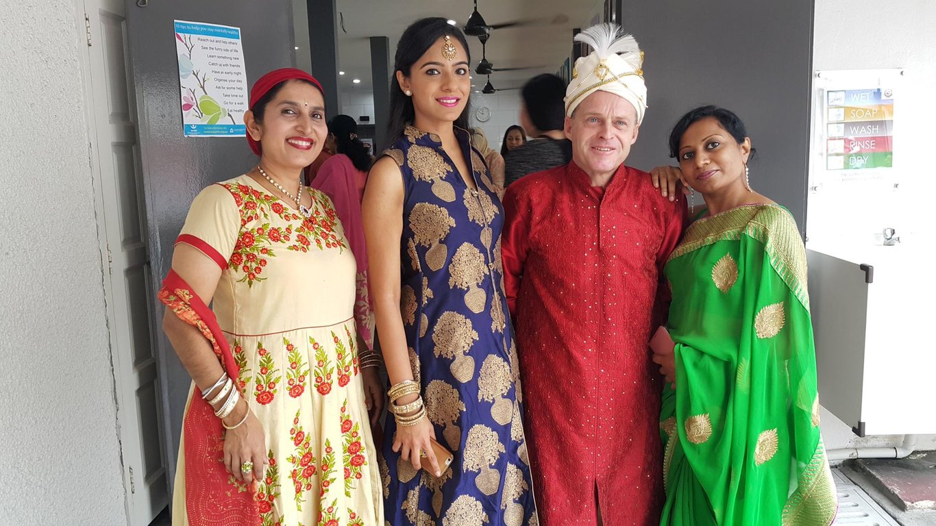  Parents, teachers, students and staff came in their vibrant colour of clothing to celebrate International Day