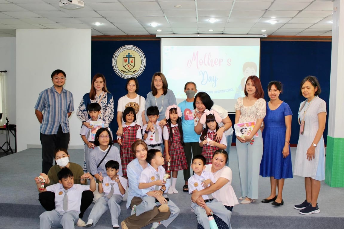 The MICS community celebrating mother's day.