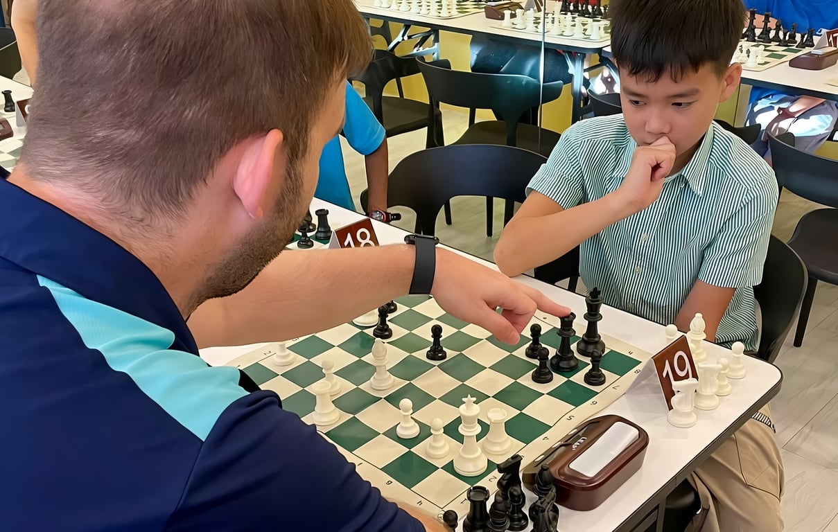21 BSKL students competed in the Little Ones Empire Chess Championship.