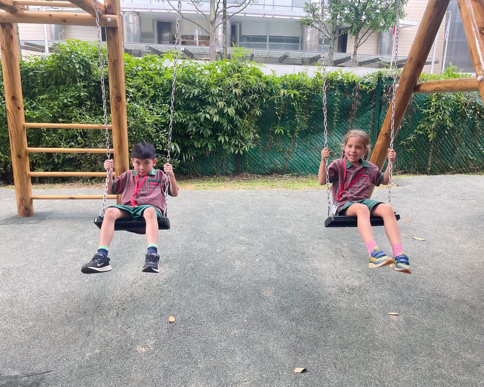 Kindergarten children from EtonHouse Newton Pre-School visit EtonHouse International School Orchard on a school exchange trip