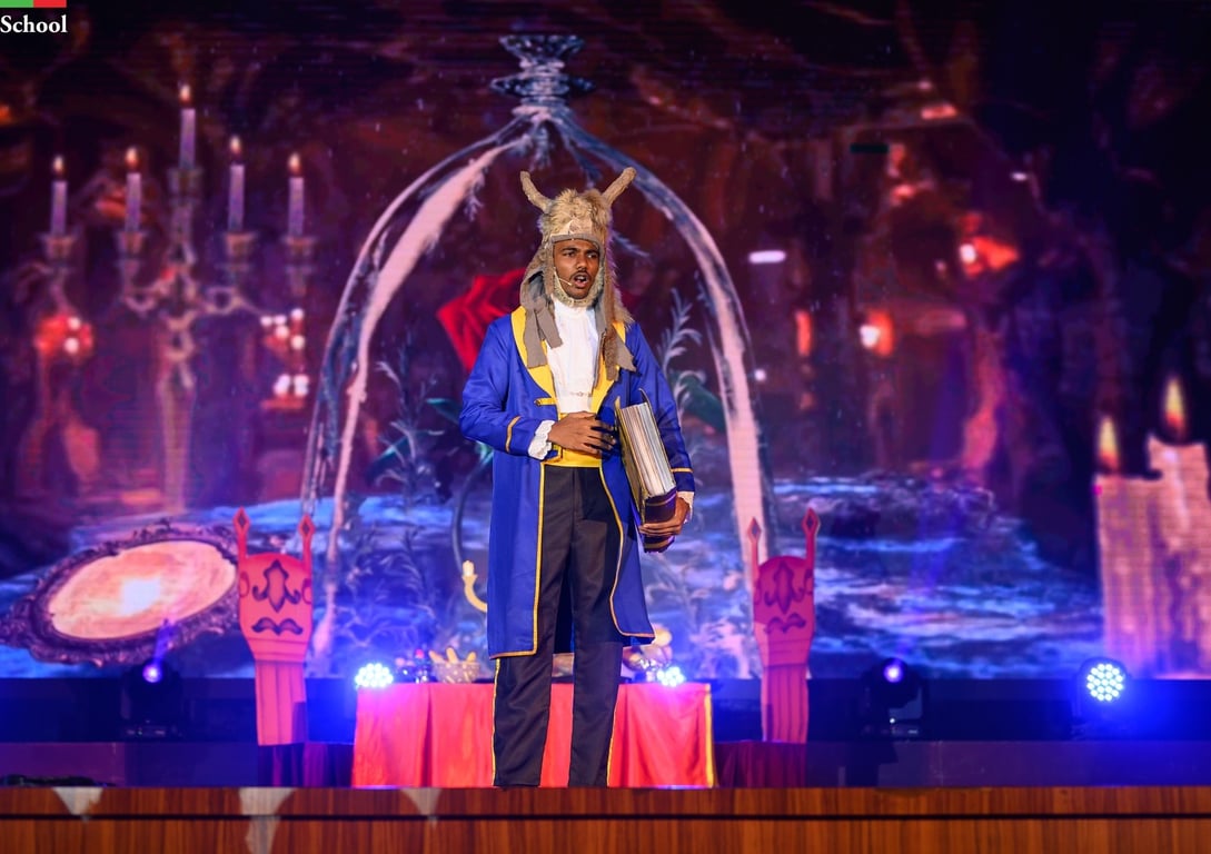 Students bring Beauty and the Beast to the stage.