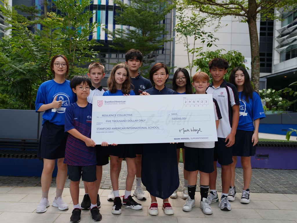 SAIS student body raised money for a local mental health charity partner  as part of Global Be Well Day