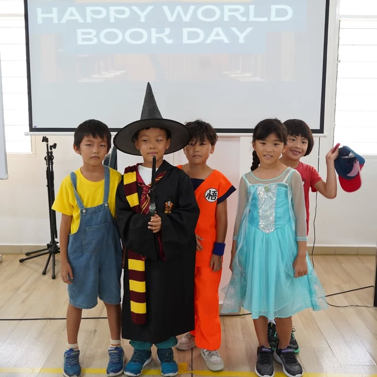 Students dressed up as fictional characters to celebrate 