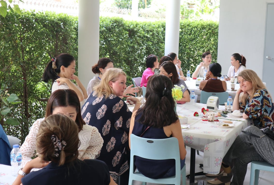 Parents at the Mothers' Day celebration event organised by AISB.