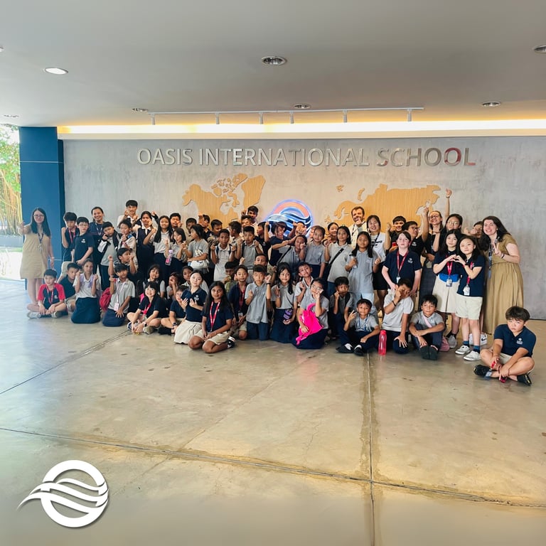 4th graders welcomed refugee students from Han International School for a cultural exchange during EAGLE week
