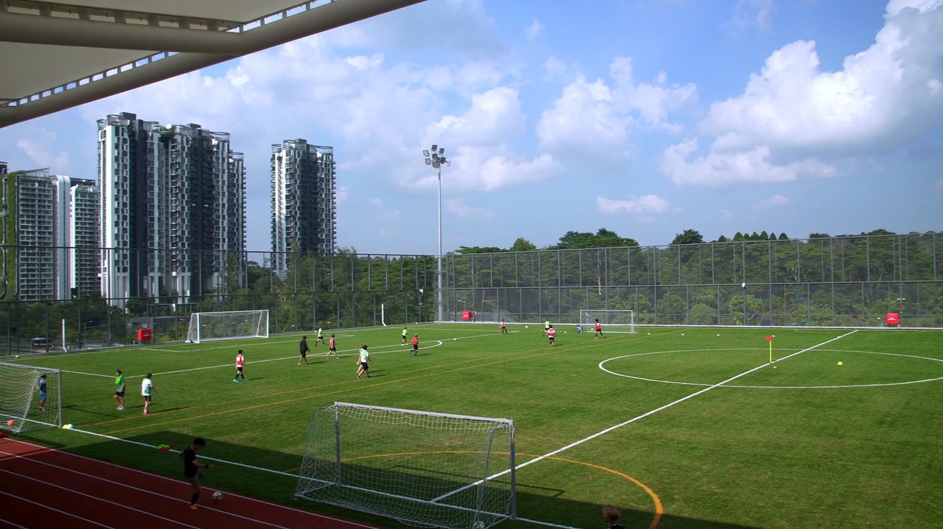 Competition-sized Football Field