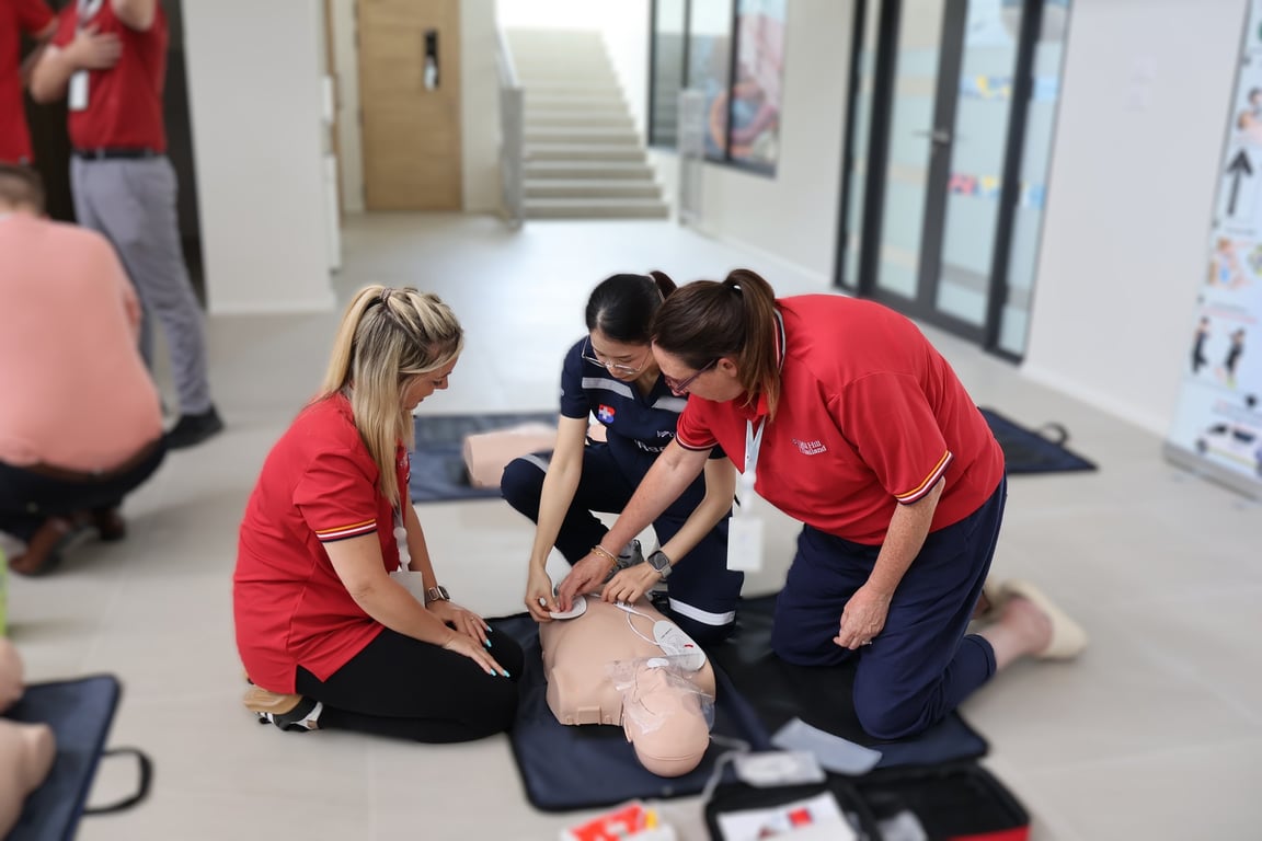 Staff strengthening emergency response readiness through First Aid Training.