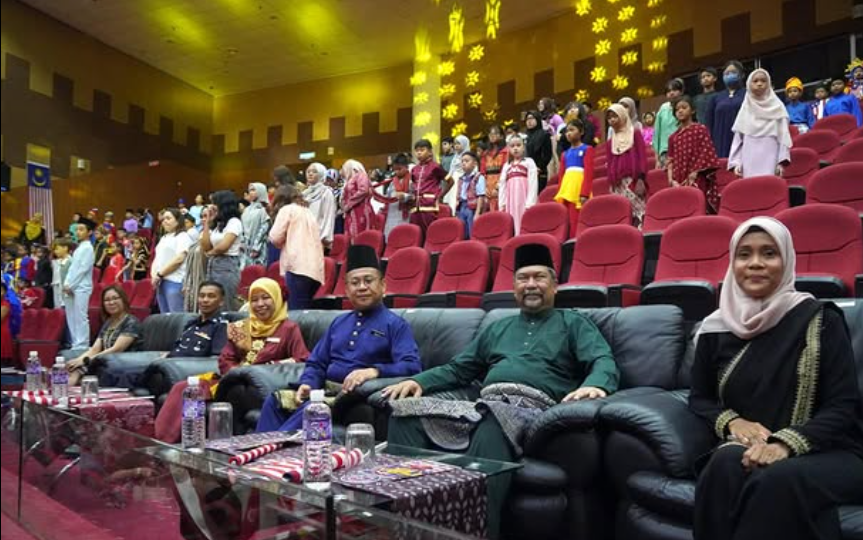 Teachers and Parents attending the Merdeka Month Celebration.