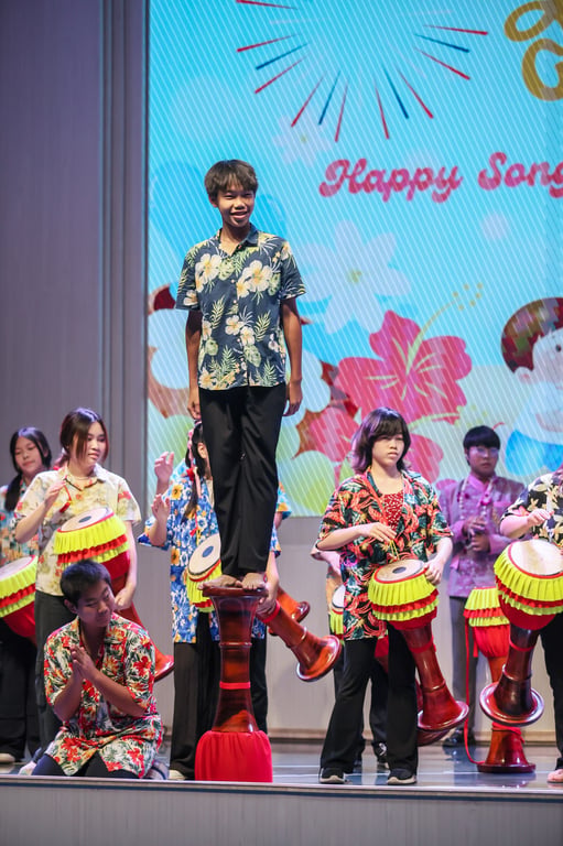 A vibrant cultural performance highlighting Thai traditions.
