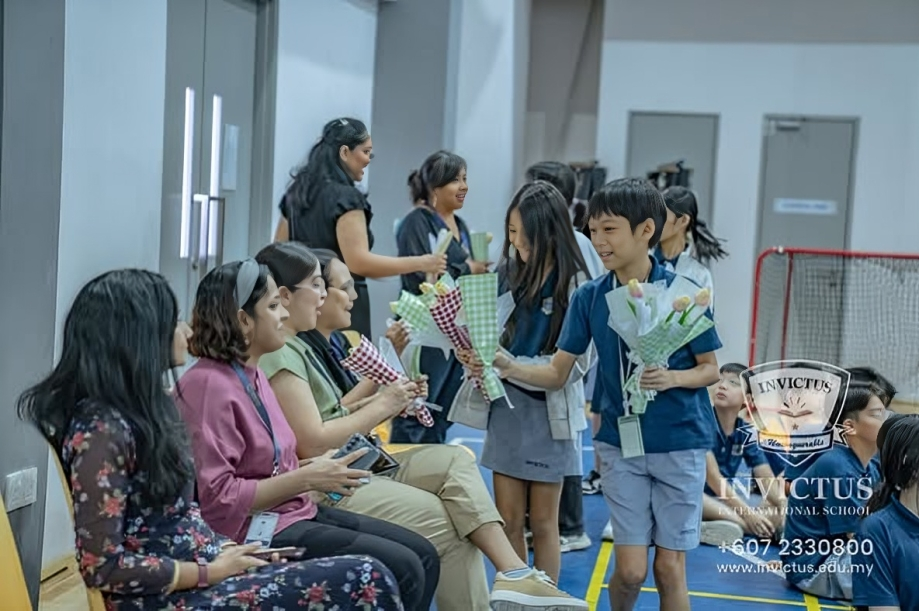 Teacher's Day at Invictus! Where the teachers are being honored by their students!