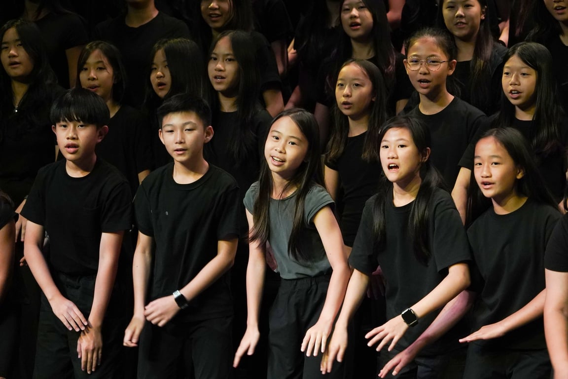 Students performing in the Island School STARS 2025 finale.