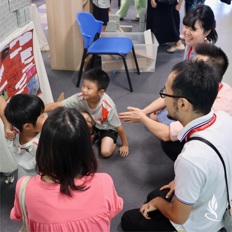 Grade 2 students recently hosted a mini-exhibition to showcase their understanding of forces and motion to both parents and teachers,