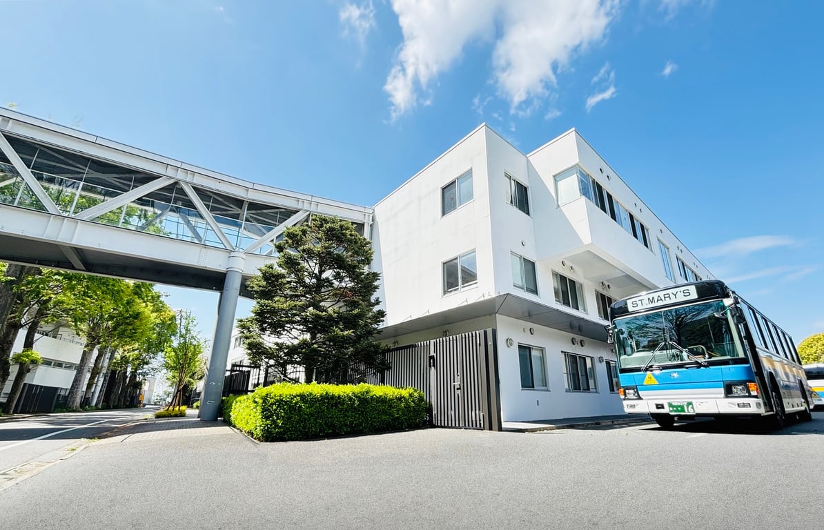 Outdoor campus view at St. Mary’s International School.