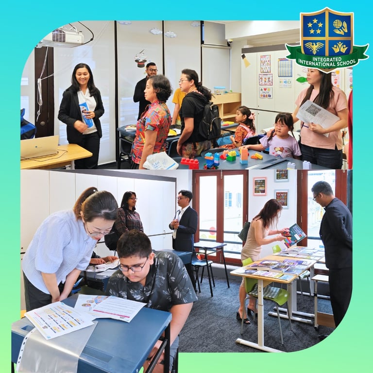 Parents attend the school's orientation session to meet the faculty and help their children settle into their new class.