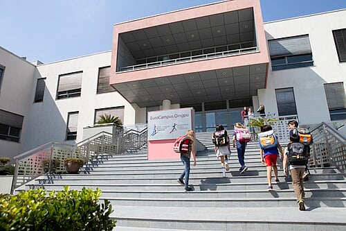 Main entrance staircase of the EuroCampus.