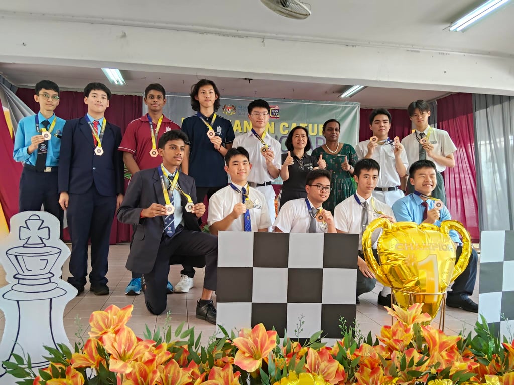 Two CHM students were among the finalists at the MSSD Bangsar Chess Competition