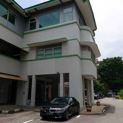 A view of the Main Entrance to the school building
