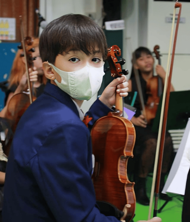 Orchestra during Theodore International School Graduation Day.