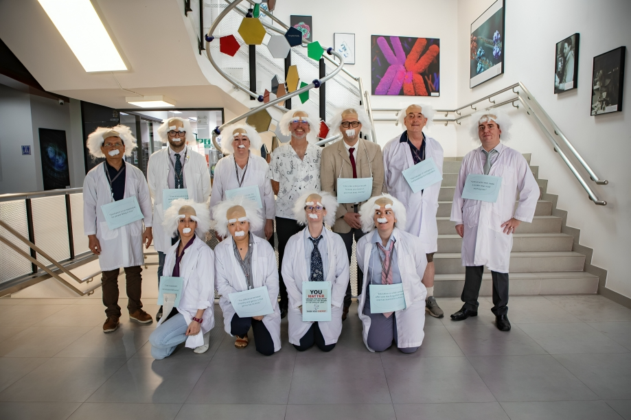 Teachers channel their inner Einstein for science week.