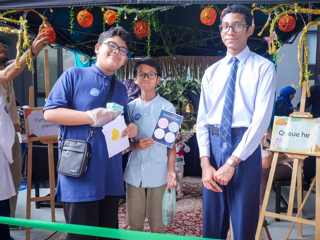 Parents, students and staff came out for the school's 100 Heroes of Islam Exhibition