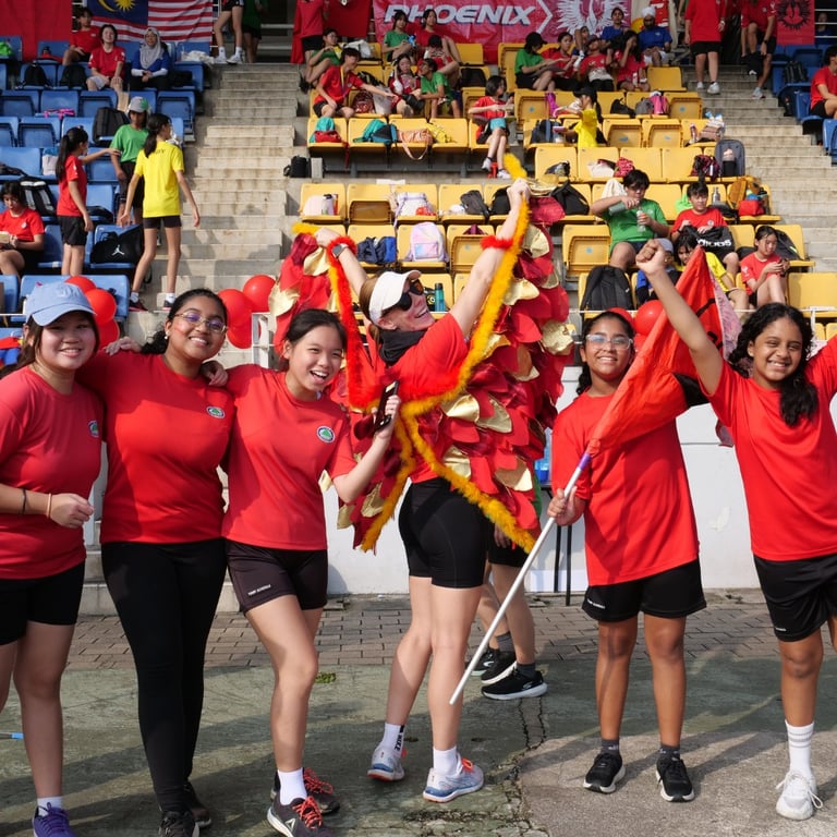 The entire school community came together for Sports Day, which was held at the Panasonic Stadium.